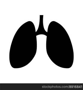 lungs icon logo vector design template