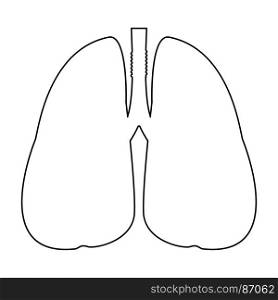 Lungs icon .. Lungs icon .