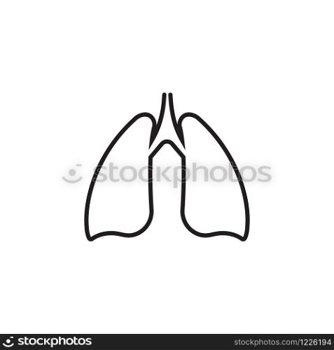 lungs icon vector illustration design