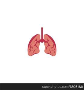 Lungs icon vector illustration design template.Eps 10