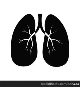 Lungs icon vector illustration eps10, flat design