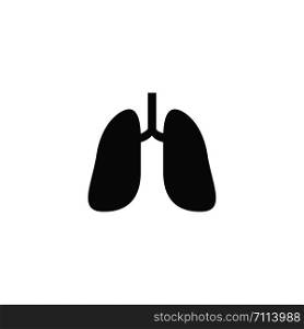 Lungs vector icon. Lungs black icon. Lungs isolated on white background. Eps10. Lungs vector icon. Lungs black icon. Lungs isolated on white background