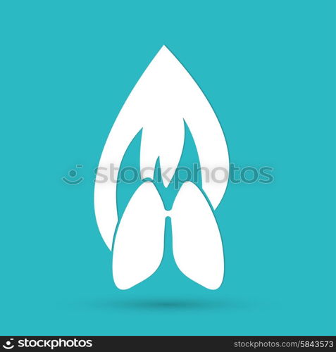 Lungs - vector illustration