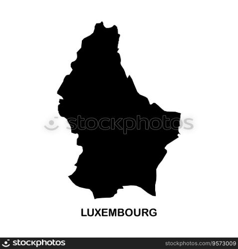 Luxembourg Map Icon vector illustration symbol design