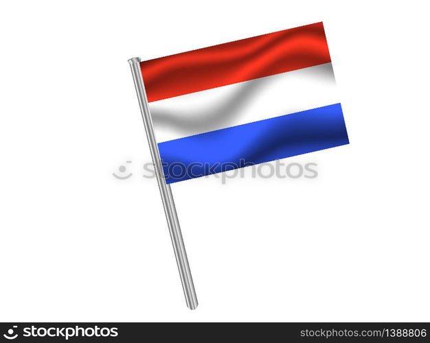 Luxembourg National flag. original color and proportion. Simply vector illustration background, from all world countries flag set for design, education, icon, icon, isolated object and symbol for data visualisation