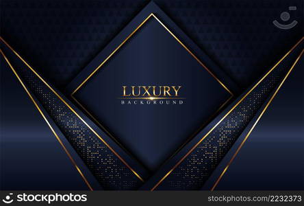 Luxurious dark navy blue background. Elegant modern background. Vector graphic illustration