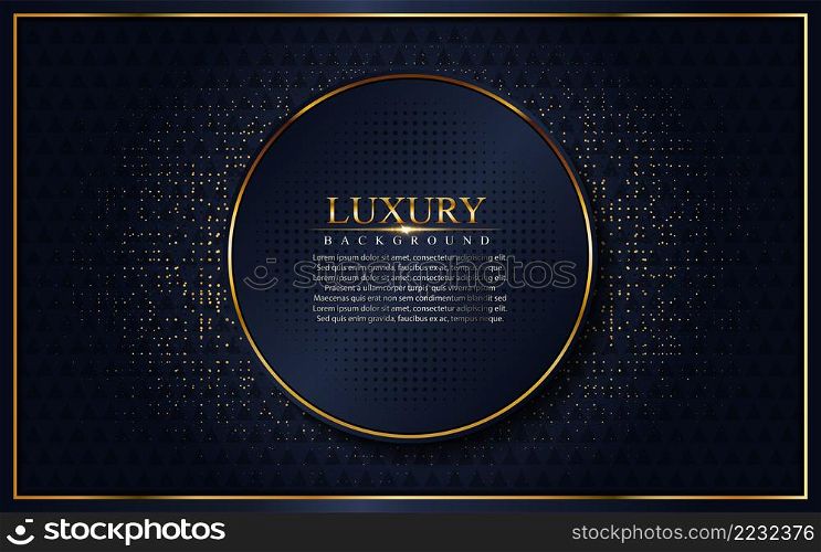 Luxurious dark navy blue background. Elegant modern background. Vector graphic illustration
