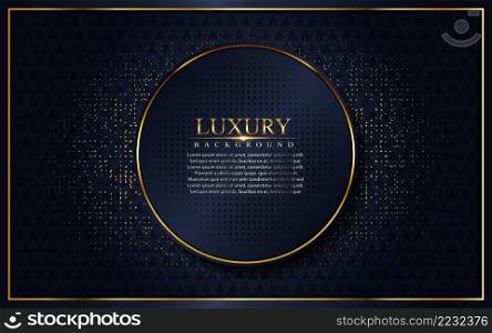 Luxurious dark navy blue background. Elegant modern background. Vector graphic illustration