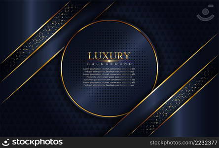 Luxurious dark navy blue background. Elegant modern background. Vector graphic illustration