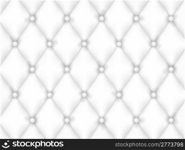 Luxury background. Closeup realistic leather upholstery texture. Eps 10 vector illustration. Used meshes object