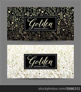 Luxury background with gold frame. Vector illustration. Luxury seamless background with gold frame. Vector illustration EPS10