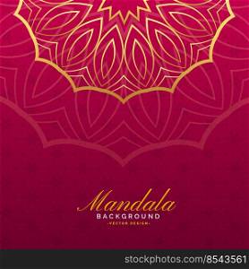 luxury background with mandala art