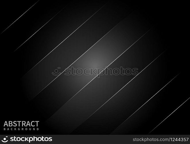 Luxury black background with lines and technology futuristic.