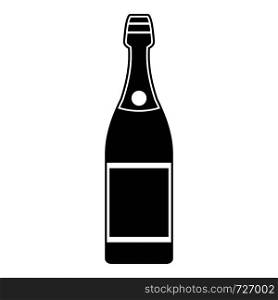 Luxury champagne icon. Simple illustration of luxury champagne vector icon for web. Luxury champagne icon, simple style