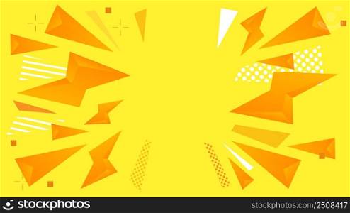Luxury deluxe background illustration design. Vector with futuristic color gradien geometric shapes backdrop.