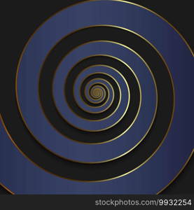 Luxury gold glitter spiral background . Template for your design. Luxury spiral background