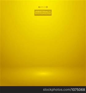 Luxury gradient golden color background studio, vector eps10