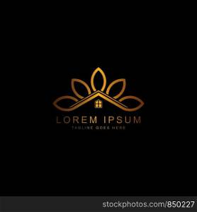 luxury home logo template