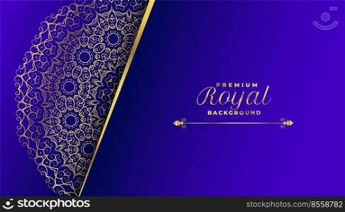 luxury ornamental mandala decoration royal background design