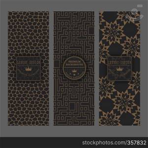 Luxury pattern design. Premium background for packaging, cover, interior, banners, postcards, packaging and creative ideas