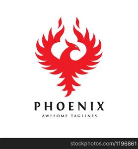 Luxury phoenix logo concept, best phoenix bird logo design, phoenix vector logo