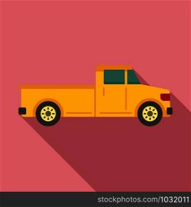 Luxury pickup icon. Flat illustration of luxury pickup vector icon for web design. Luxury pickup icon, flat style