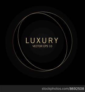 Luxury premium golden badge labels collection
