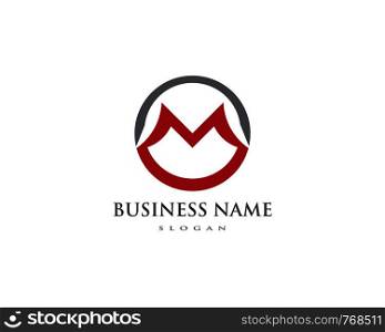 M Letter Logo Business Template