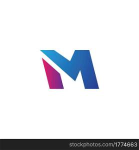 M Letter logo business template vector icon