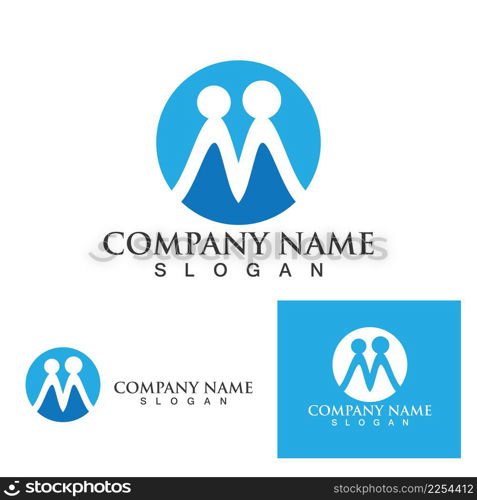 M Letter Logo Business Template Vector icon