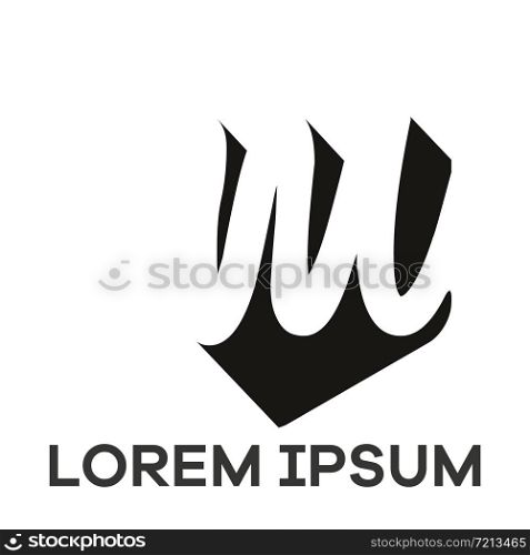 M letter logo design, Letter M in beautiful shape vector illustration
