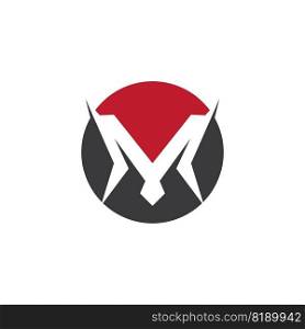 M Letter Logo Design Vector Template