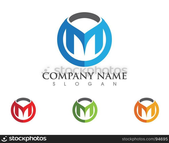 M Letter Logo Template. M Letter Logo Template vector illustration design