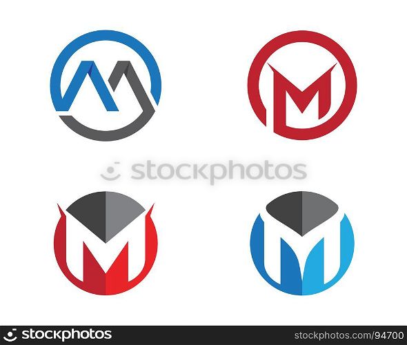 M Letter Logo Template. M Letter Logo Template vector illustration design