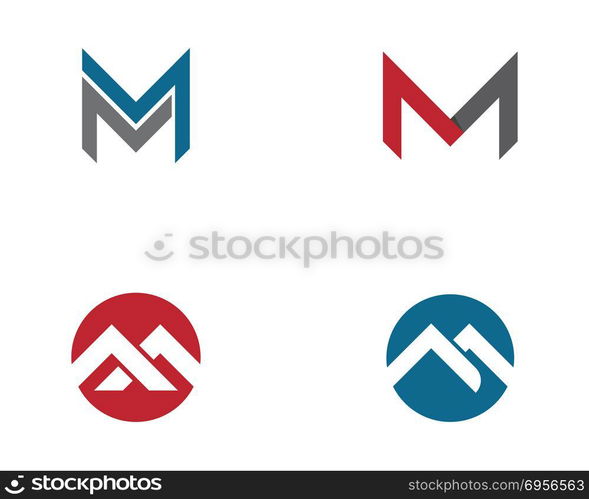 M Letter Logo Template Vector Icon. M Letter Logo Template Vector Icon Illustration Design