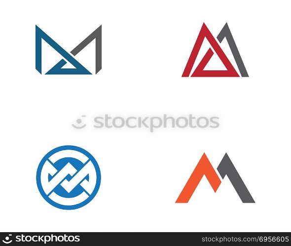 M Letter Logo Template Vector Icon. M Letter Logo Template Vector Icon Illustration Design