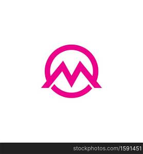 M Letter Logo Template Vector Illustration design