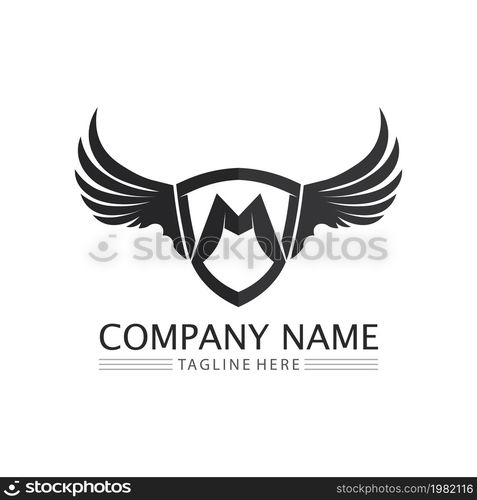 M Letter Logo Template vector illustration design logo for business and identity