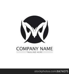 M Letter Logo Template vector illustration design logo for business and identity