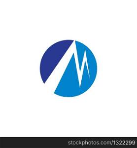 M letter logo vector icon illustration design