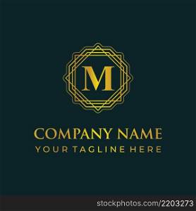 M letter logo vector template