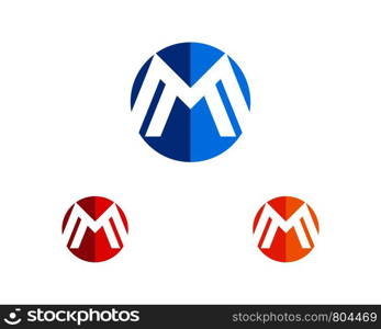 M Letter Logo vector Template