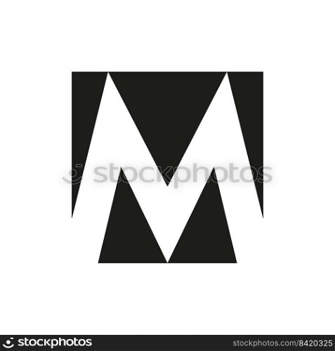 M logo icon