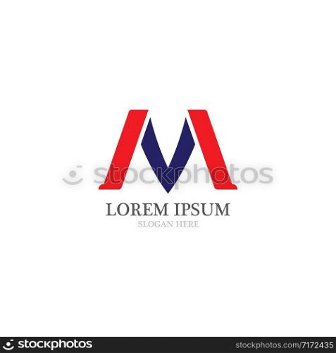 M Logo Template vector illustration design