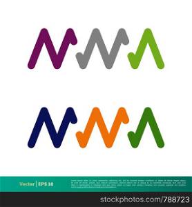 M M A Initial Letter Vector Logo Template Illustration Design. Vector EPS 10.
