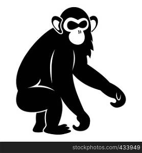 Macaque icon. Simple illustration of macaque vector icon for web. Macaque icon, simple style