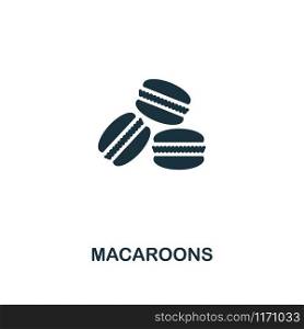 Macaroons icon. Premium style design from coffe shop collection. UX and UI. Pixel perfect macaroons icon. For web design, apps, software, printing usage.. Macaroons icon. Premium style design from coffe shop icon collection. UI and UX. Pixel perfect macaroons icon. For web design, apps, software, print usage.