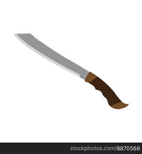 machete icon logo vector design template