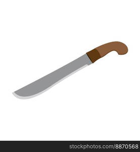 machete icon logo vector design template