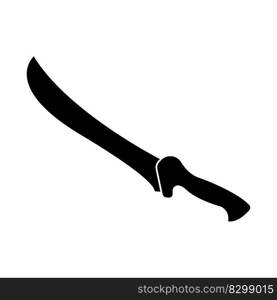 Machete icon symbol, illustration design template